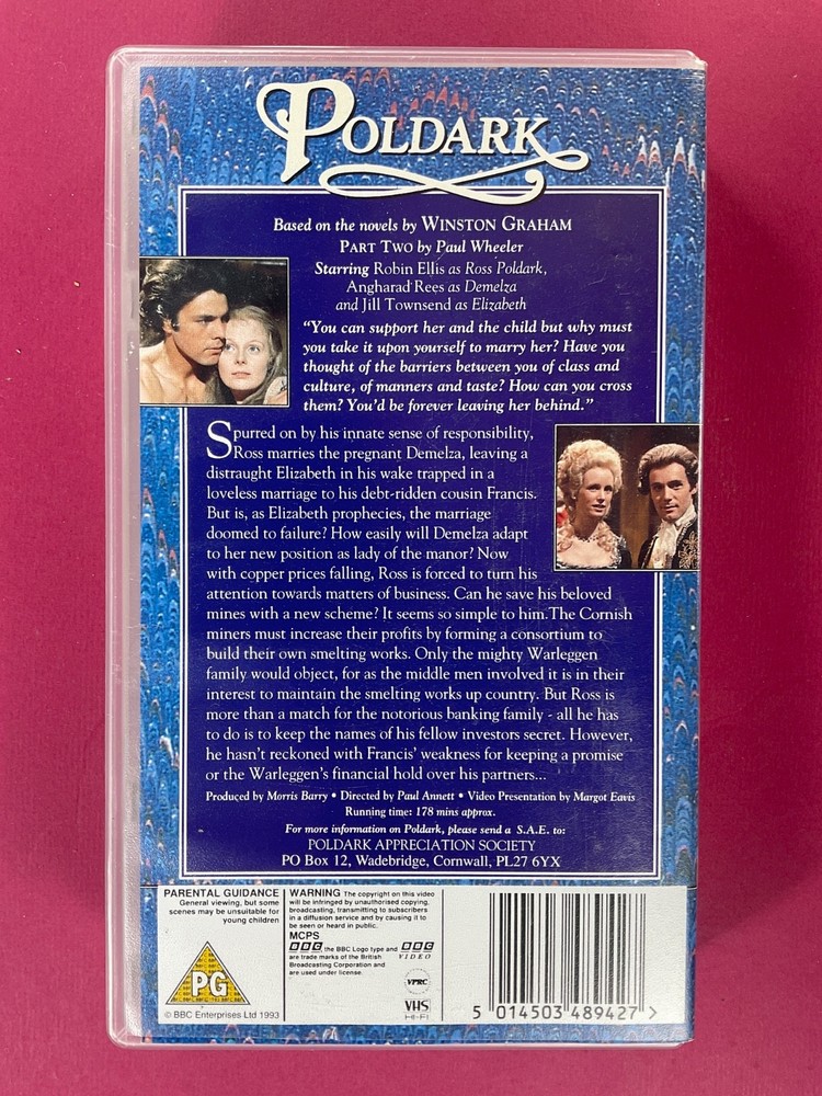 Poldark Part Two VHS