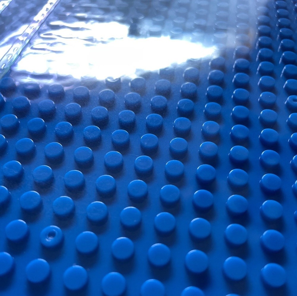Construction Block Base Plates Set 2 Blue 32 x 32 Studs u Compatible Major Brand