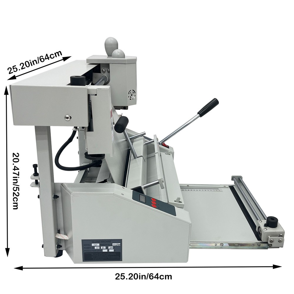 A4 Hot Glue Book Binder Binding Machine Manually w Indenting Creasing Function