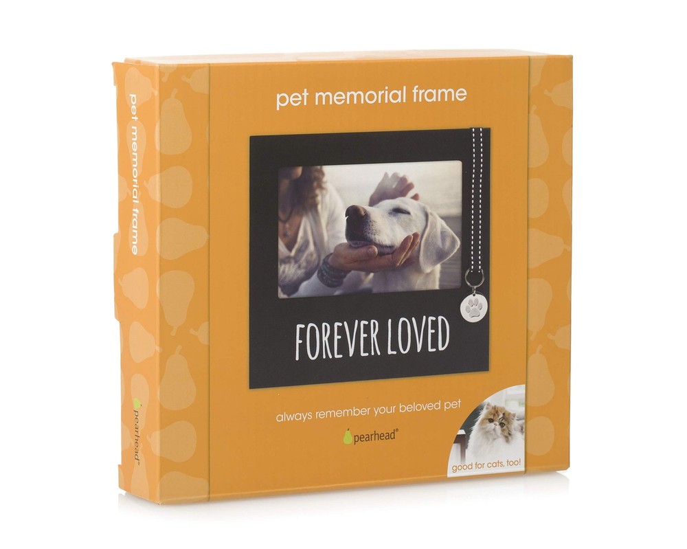 Pearhead Forever Loved pet Memorial Collar Frame, Frame