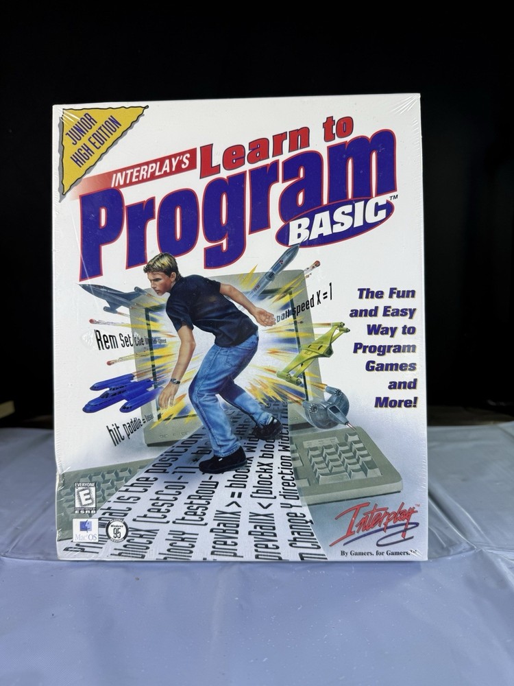 Interplay’s Learn to Program Basic Edition Vintage Windows New Sealed 1998