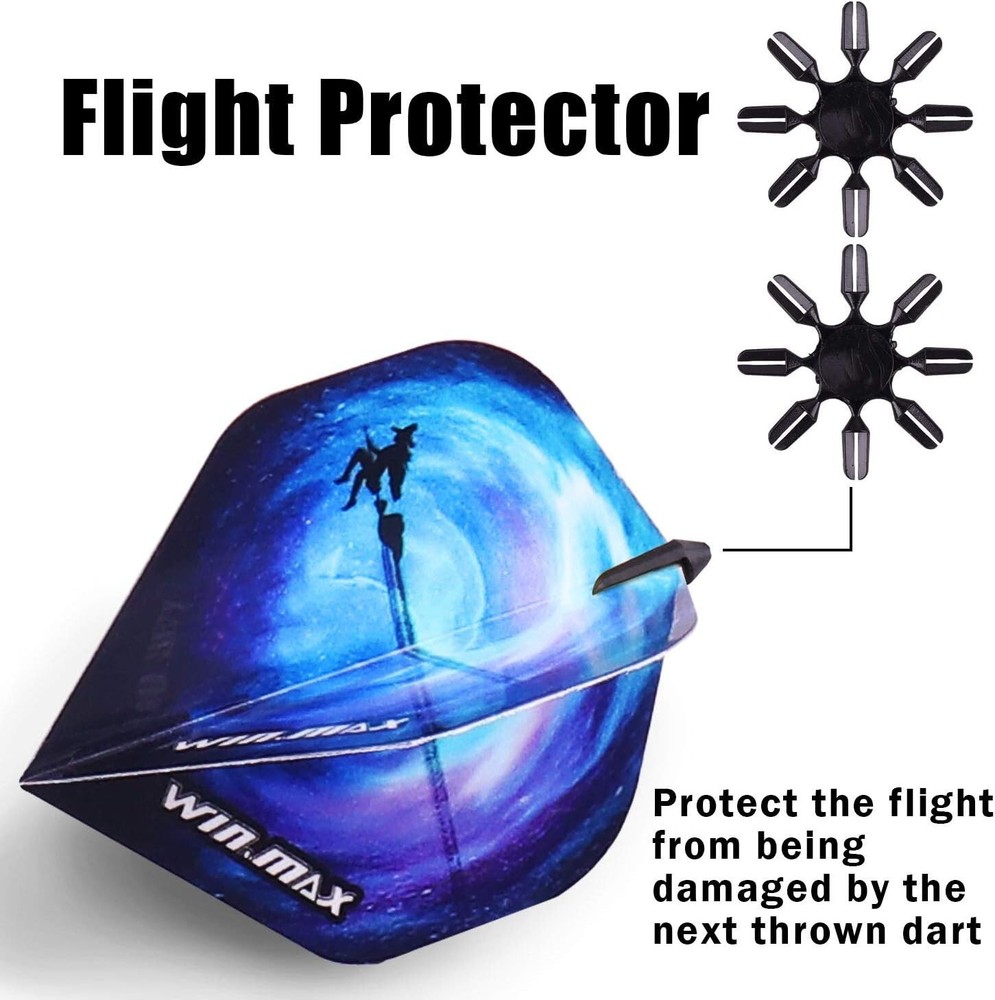 Premium 12-Piece Soft Tip Darts Set with 100 Extra Tips & Unique Flight Designs