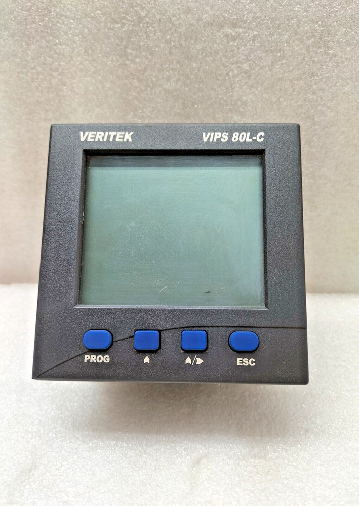 VERITEK VIPS 80L-C POWER ANALYZER INPUT 10-500 VAC L-L