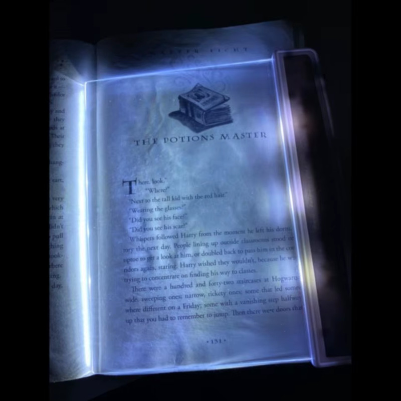 LED Flat Panel Night Reading Light USB Rechargeable Eye Care Lamp