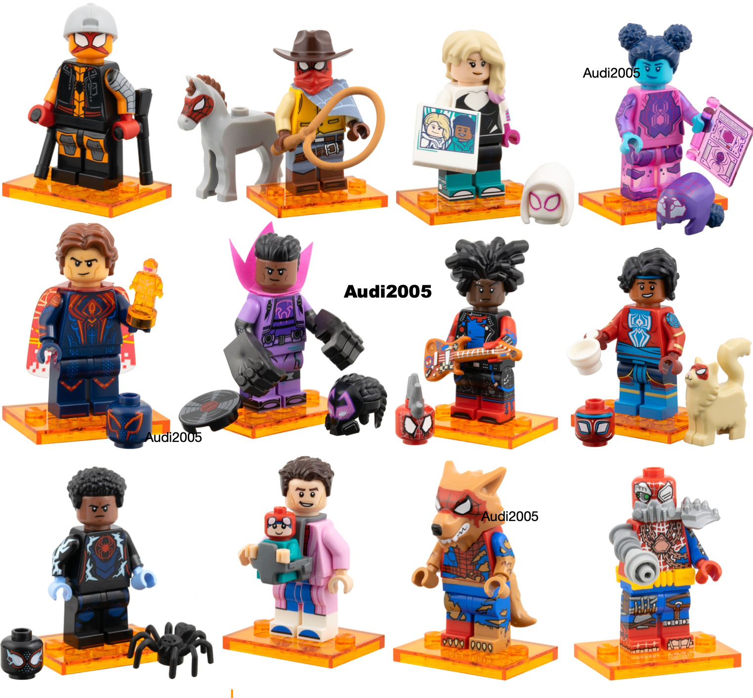 Lego New Series 71050 Minifigures Spider-Man Across the Spider-Verse CMF Figures