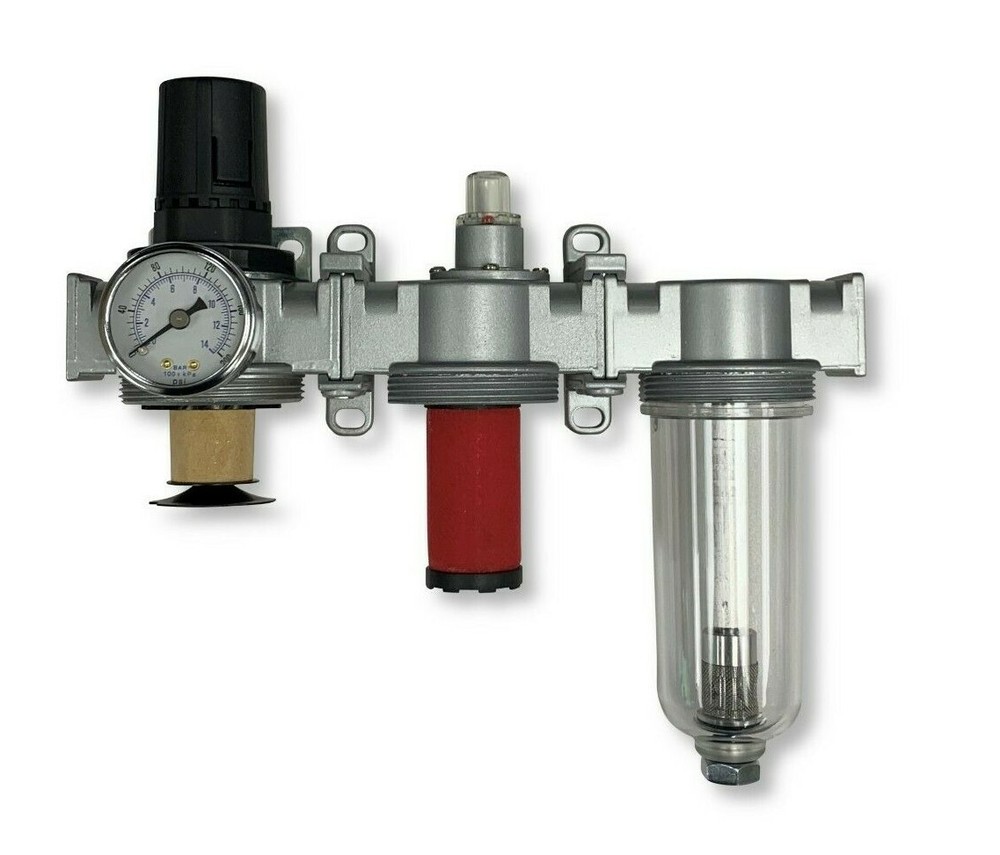 3/8" COMPRESSED AIR FILTER REGULATOR / DESICCANT DRYER / COALESCING FILTER
