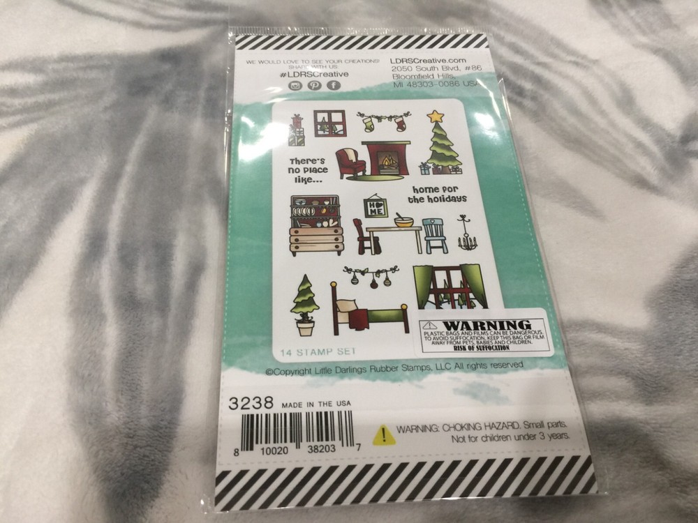 New LDRS Creative Stamp Set HOME INTERIORS 3238