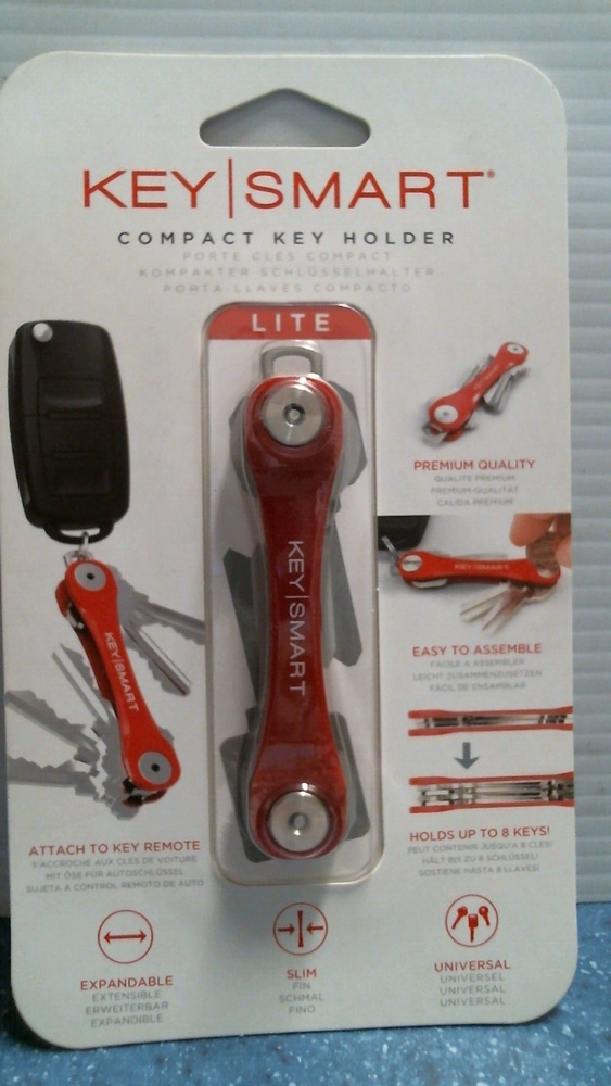 Key Smart Compact Key Holder RED (00624) FS