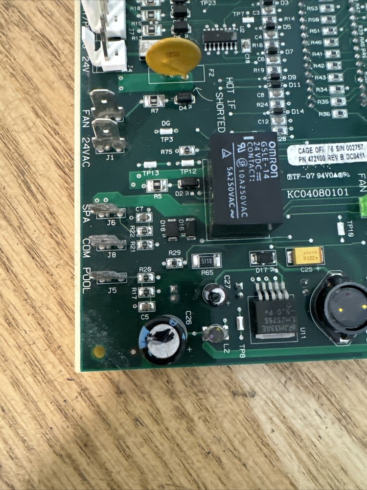 PENTAIR 472100 Digital Display Temperature Controller Circuit Board