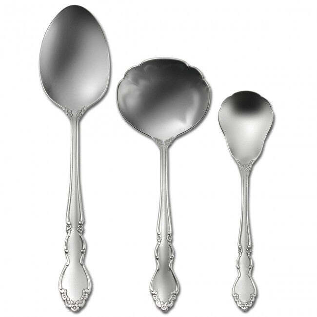 Oneida Satin Dover 3 Piece Hostess Set