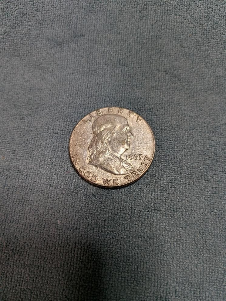 1963 franklin half dollar