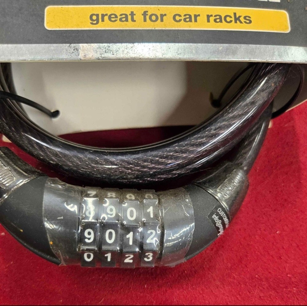 6' Straight Cable Lock - Set Your Own Combination