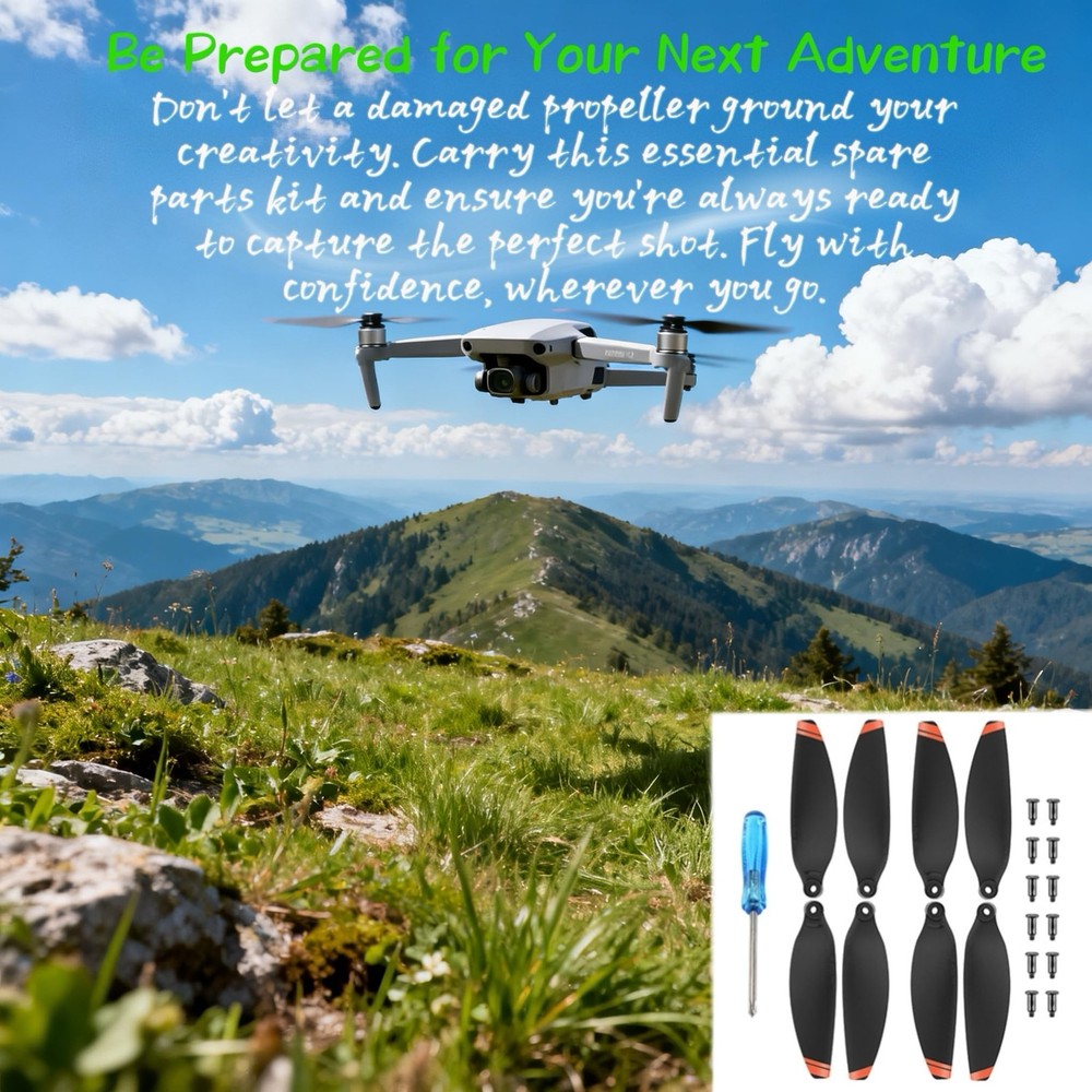 8Pcs Low-Noise Quick-Release Propellers for DJI Mini 2 / 2 SE/Mini 4K...