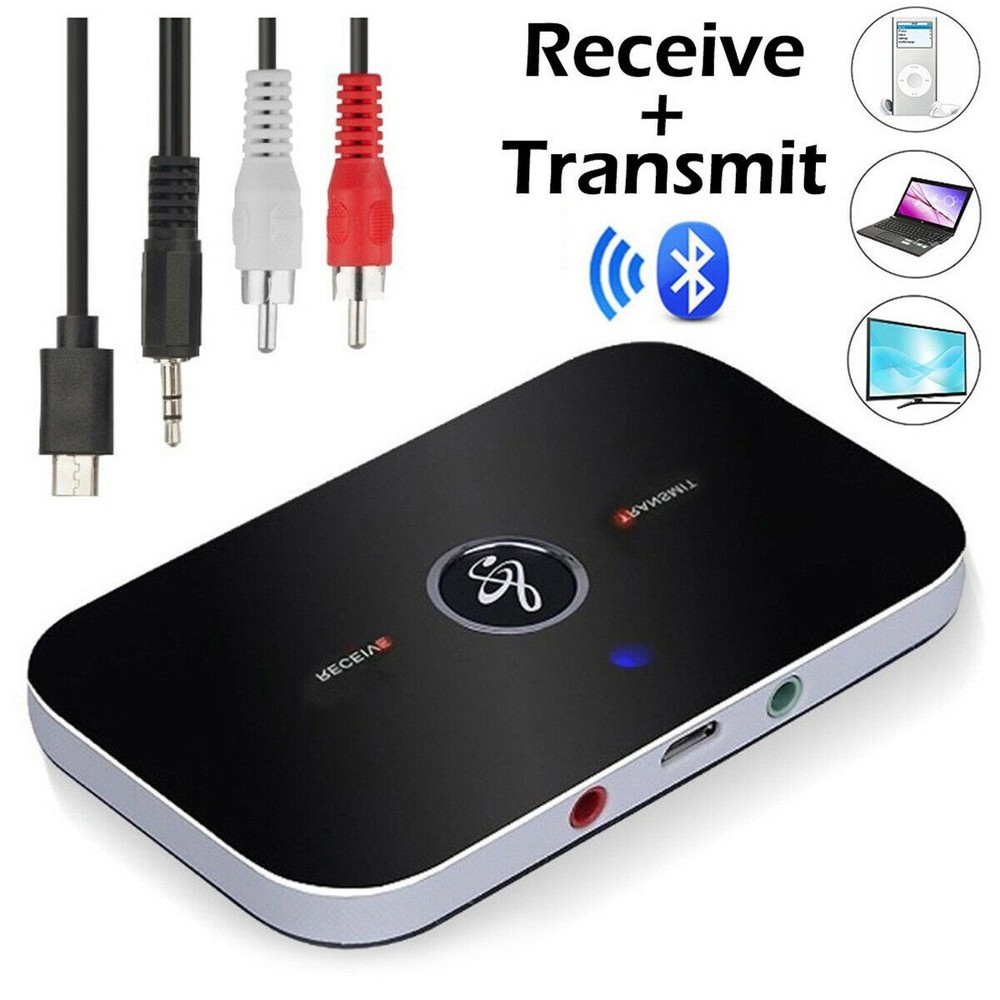 2in1 Bluetooth 5.0 USB Audio Transmitter Receiver Adapter Wireless for Car TV PC