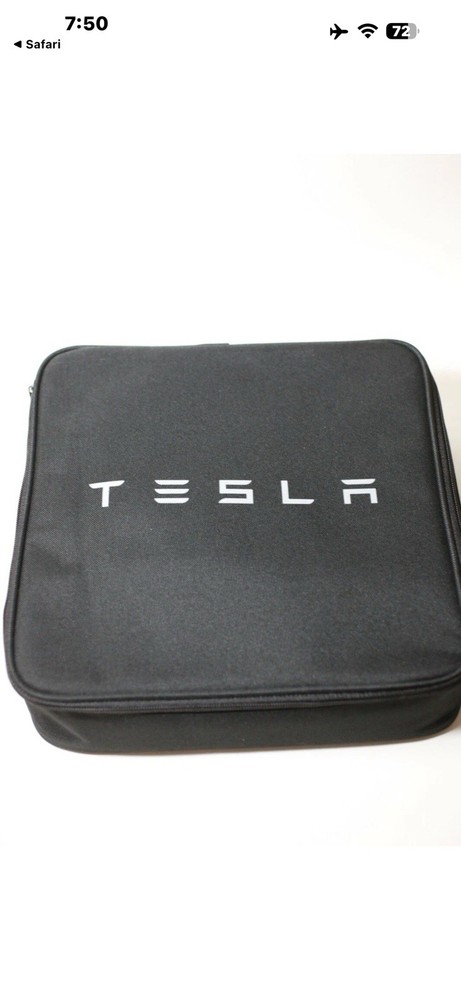 Tesla Charger square storage Bag for Mobile Connector cable Empty Case Only OEM
