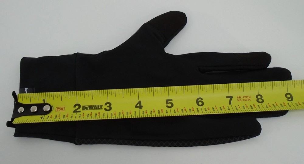 Nike Lightweight Tech Running Gloves Women's Medium Black/Silver