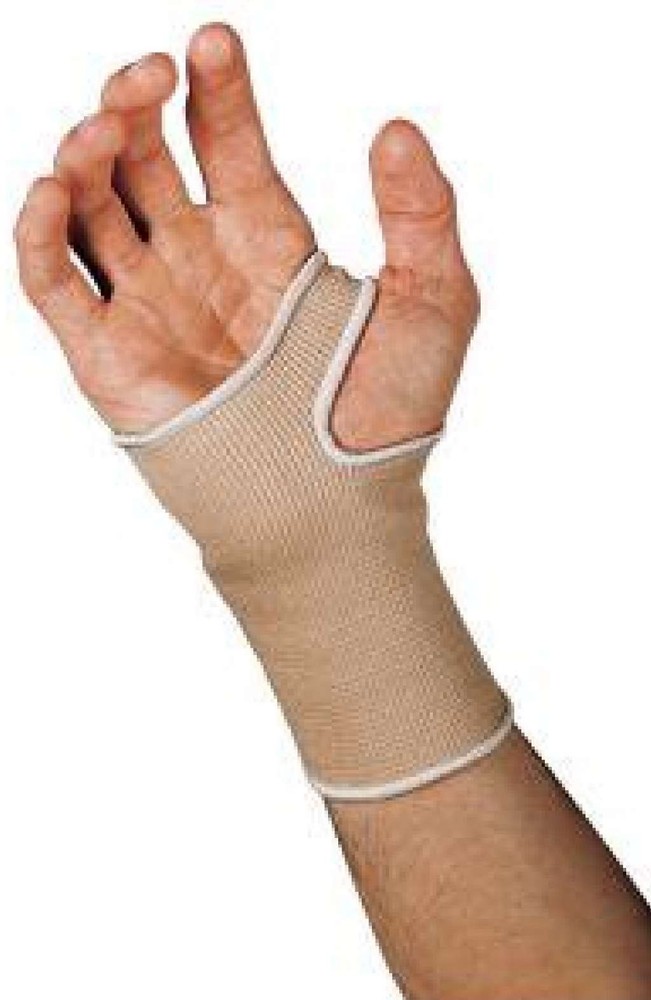 Leader Wrist Compression, Beige, Large, New
