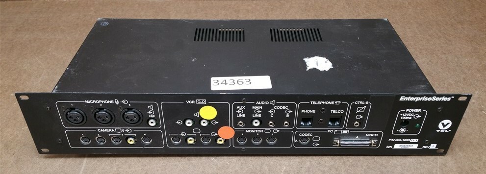 VTEL Enterprise Series LX2 Audio Video Microphone Controller Conferencing System