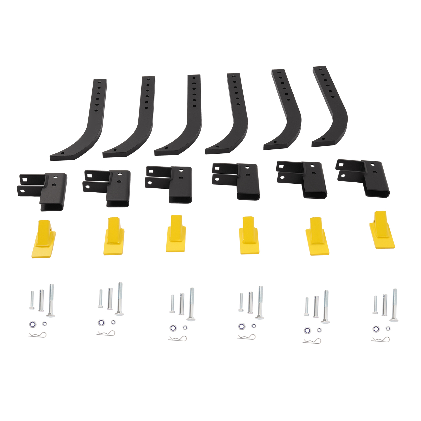 Detachable Cultivator Manual Implement Lift 6PCS Scarifier Shanks For ATV/UTV