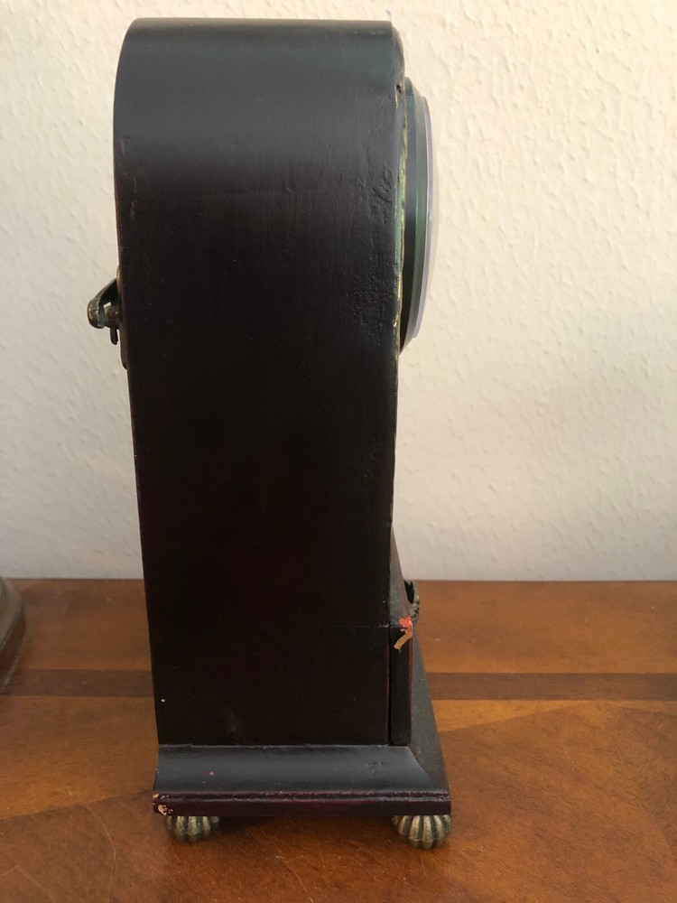 QUARTZ WOOD SHELF CLOCK