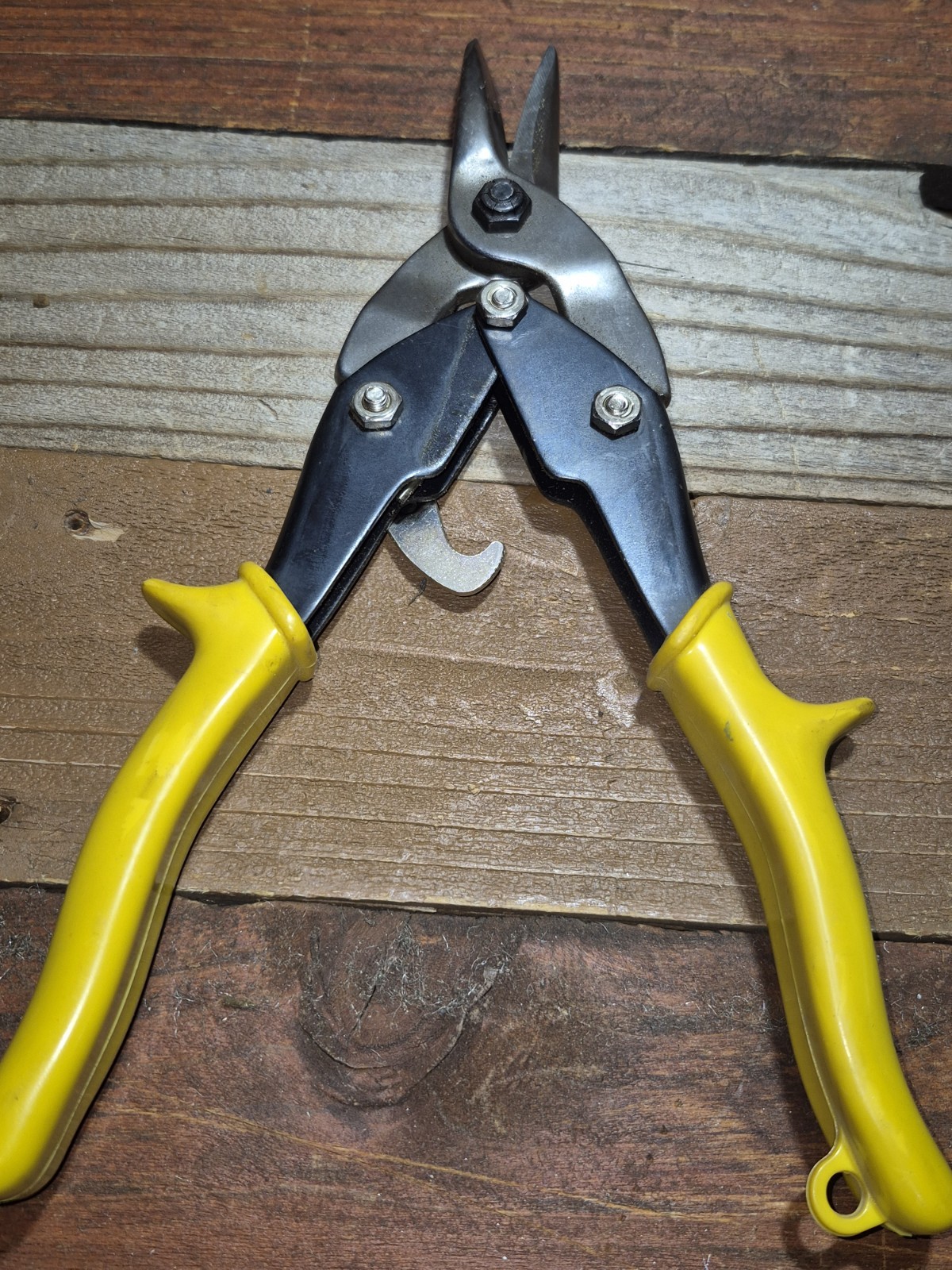 2 DAYTON Tin Snip Straight & Right Cut Aviation Sheet Metal Made U.S.A. Sharp