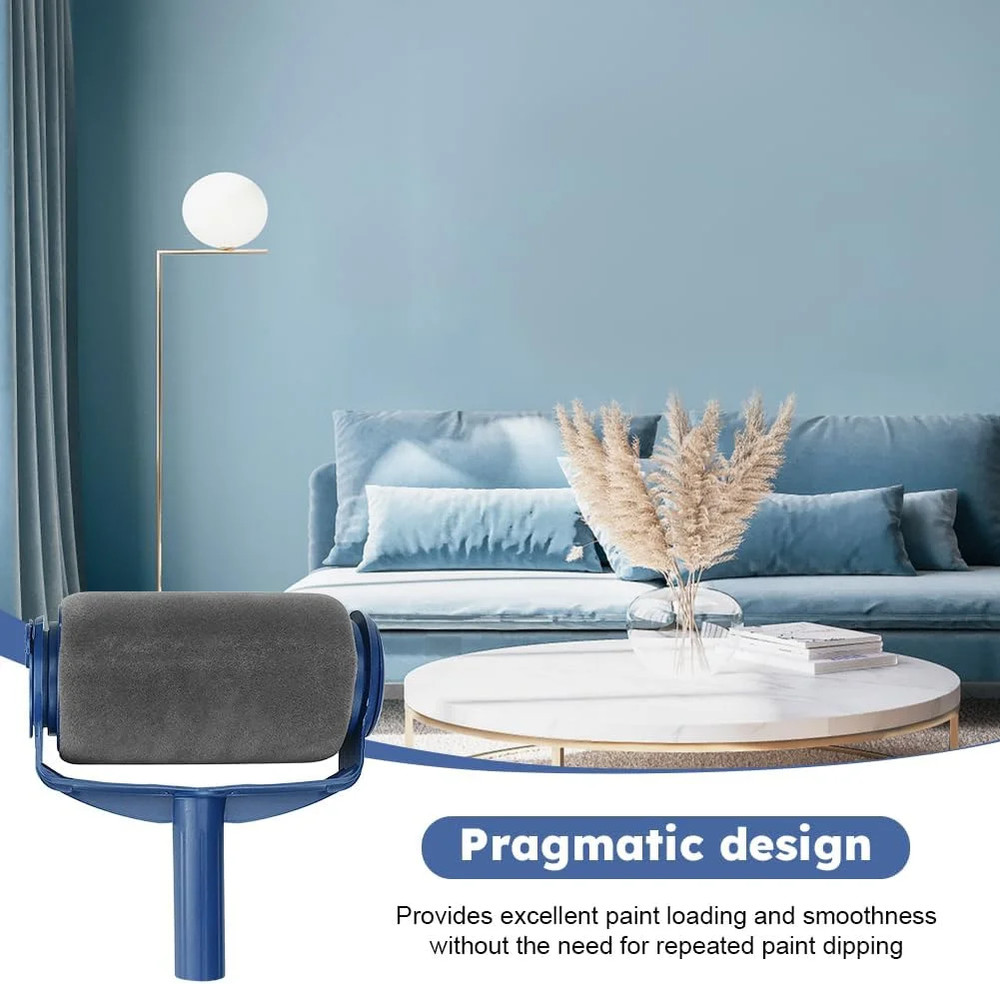 Refillable Paint Roller, DIY Ceiling Paint Roller No Drip Kit Roller