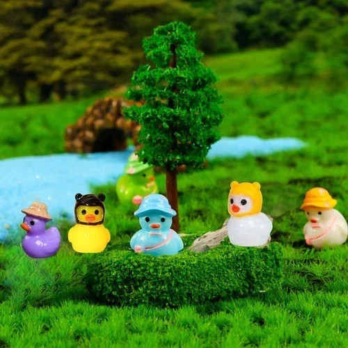 60 Pcs Multicolor Mini Resin Ducks, Tiny Ducks to Hide, Little Ducks...