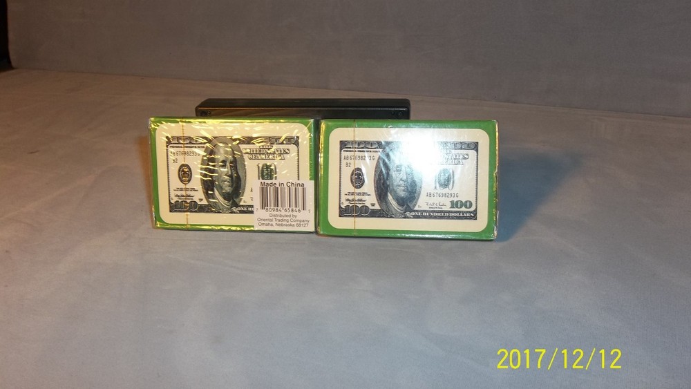 Benjamin Franklin $100 Bill Playing Cards