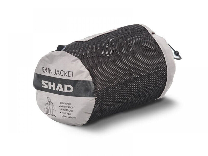 Shad 100% Waterproof Silver Rain Jacket