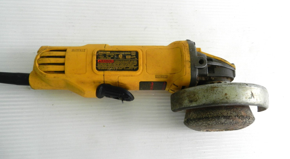 DeWalt DWE4120N 4-1/2" Paddle Switch -Angle Grinder with No Lock-On