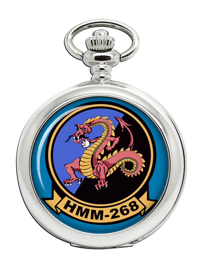 HMM-268 Red Dragons Squadron USM Pocket Watch