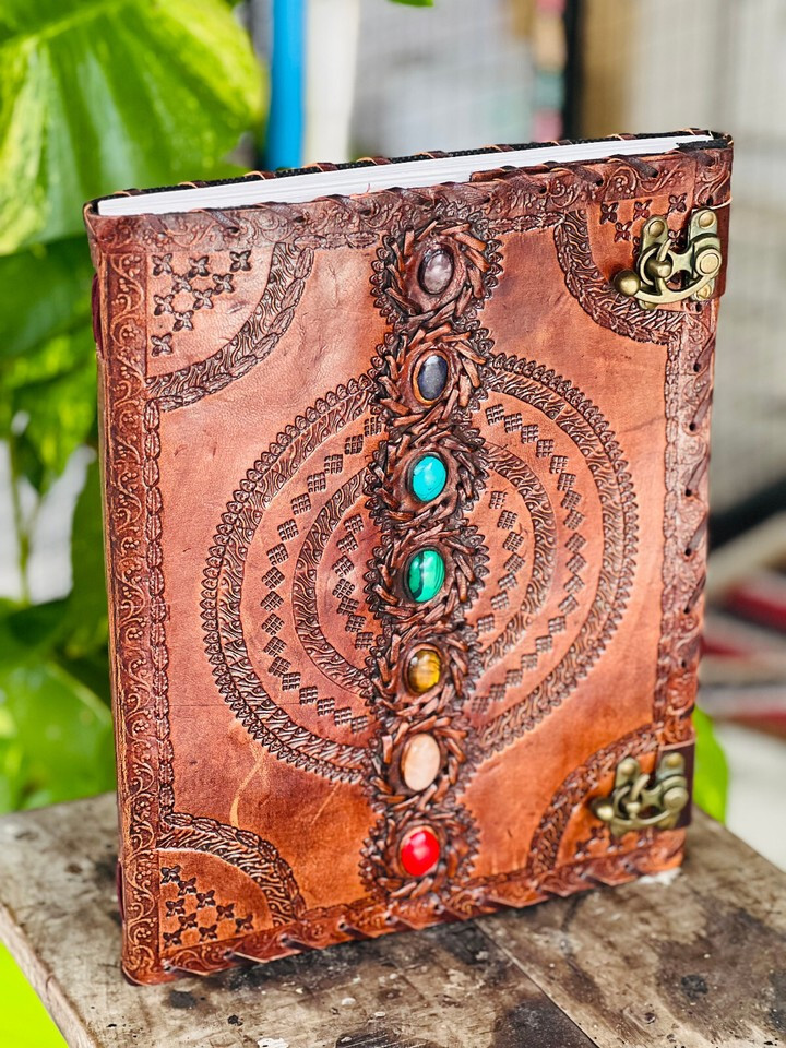 Goat Handmade Prime Leather Journal Seven Stone journal