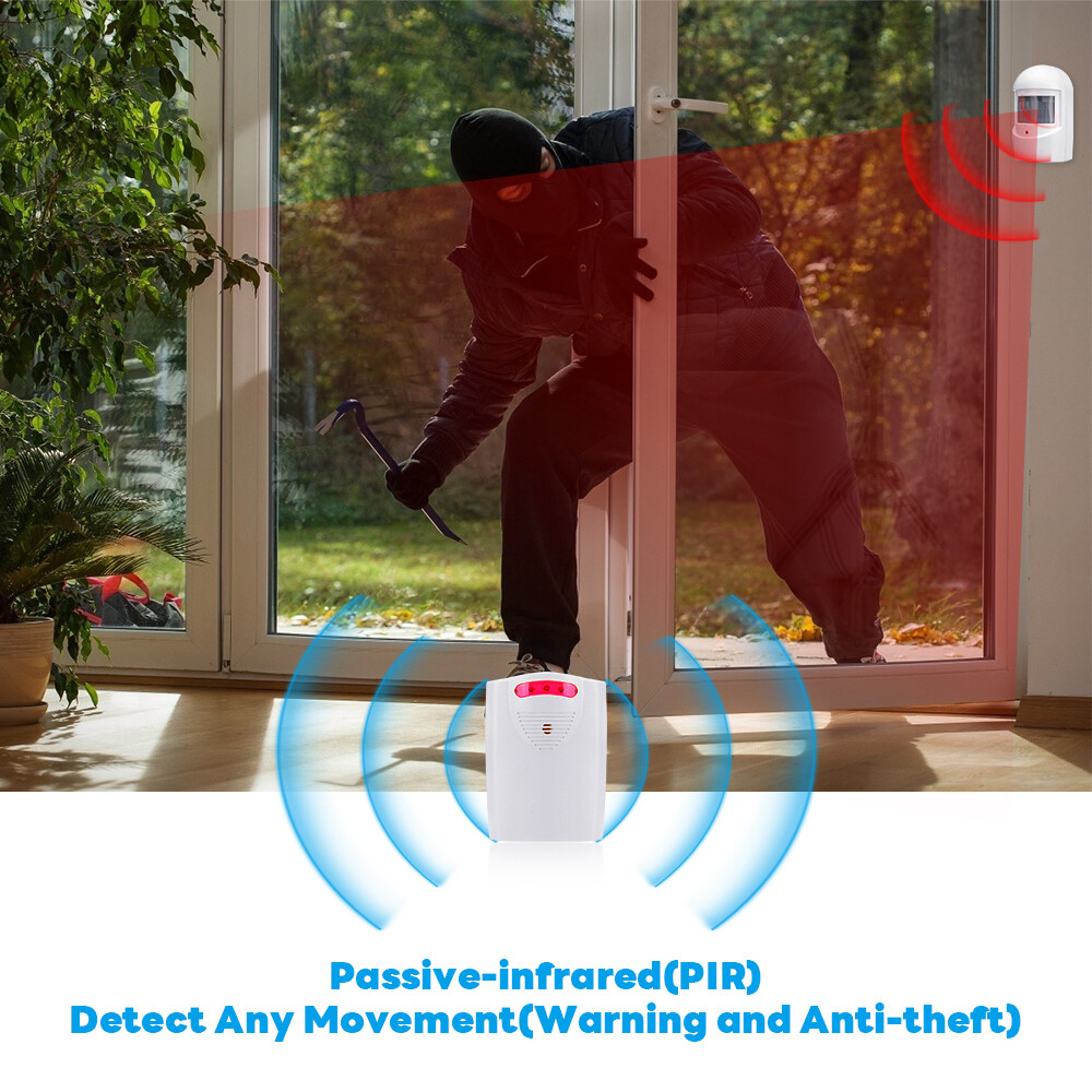 1000FT Wireless Motion Sensor System Driveway Alarm Alert Security Indoor