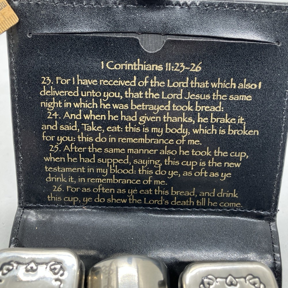 Communion Travel Set, Excellent Condition Portable