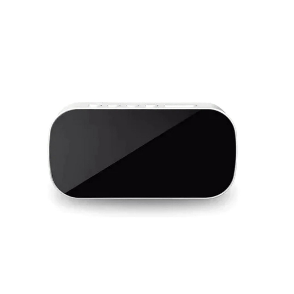 White Large LED Display Electric Digital Alarm Clock With Snooze Function