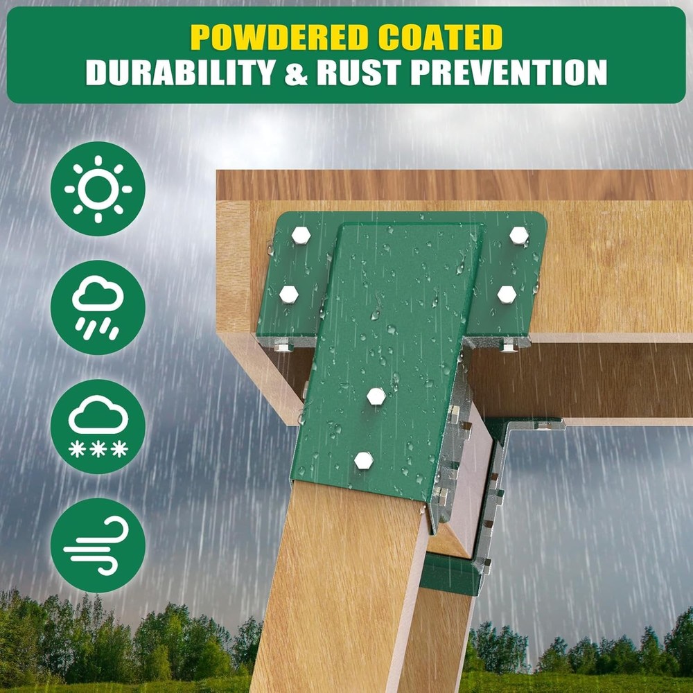 4 Pack Deer Blind Brackets 4x4 Heavy Duty Deer Stand Bracket Compound Angle