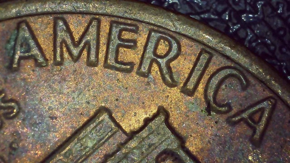 1980 Lincoln Penny error misaligned die, missing details