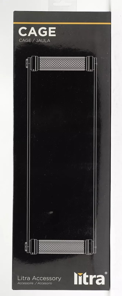 Litra Rectangular Camera Bracket with Two Side Grip (Black)