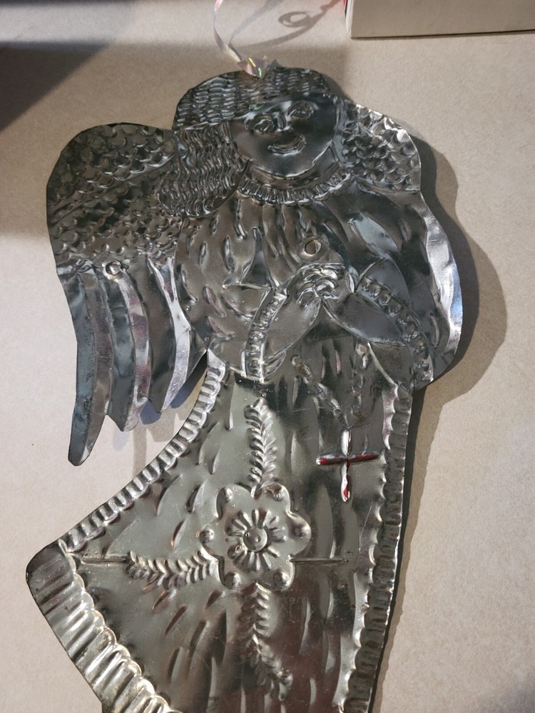Tin Angel Christmas Decor