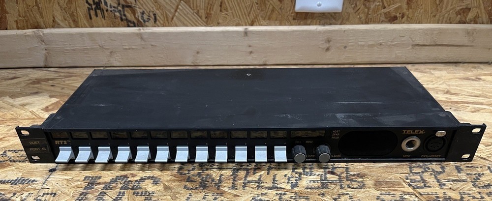 UNTESTED TELEX RTS KP12LK-5 BLACK 12 Position Lever Key Panel Intercom
