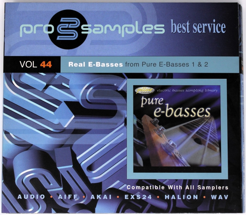Best Service Pro Samples 44 Real E-Basses Sample/Sound Library/Sampling 2 CD