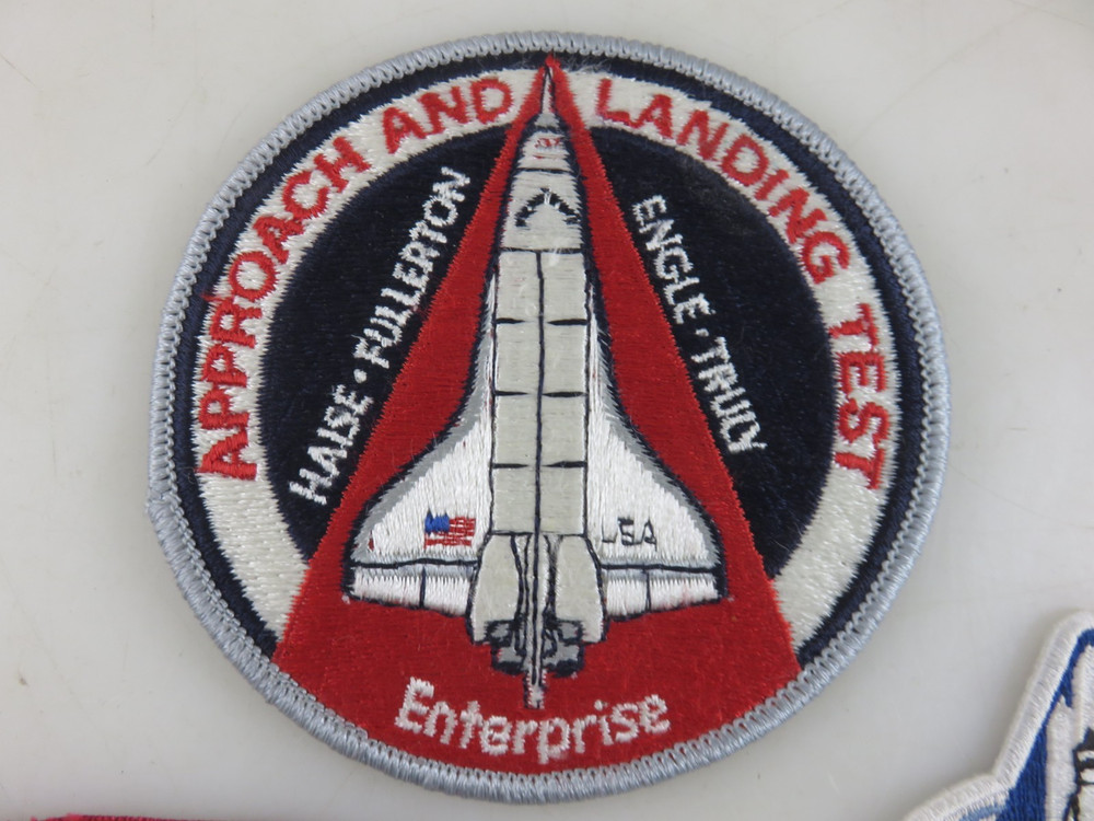 NASA Space Shuttle Columbia Enterprise Patch Lot 3pc UNUSED