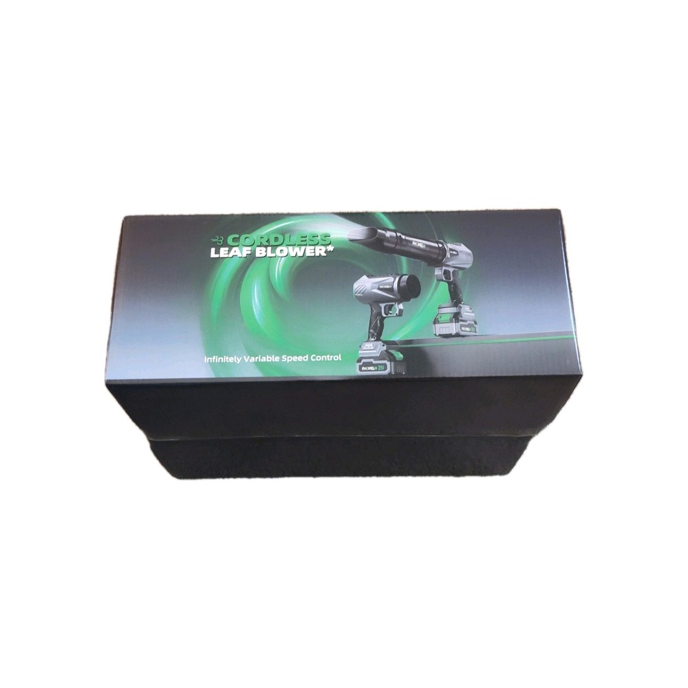 Richell 21V Cordless Leaf Blower, Variable Speed, Battery Included