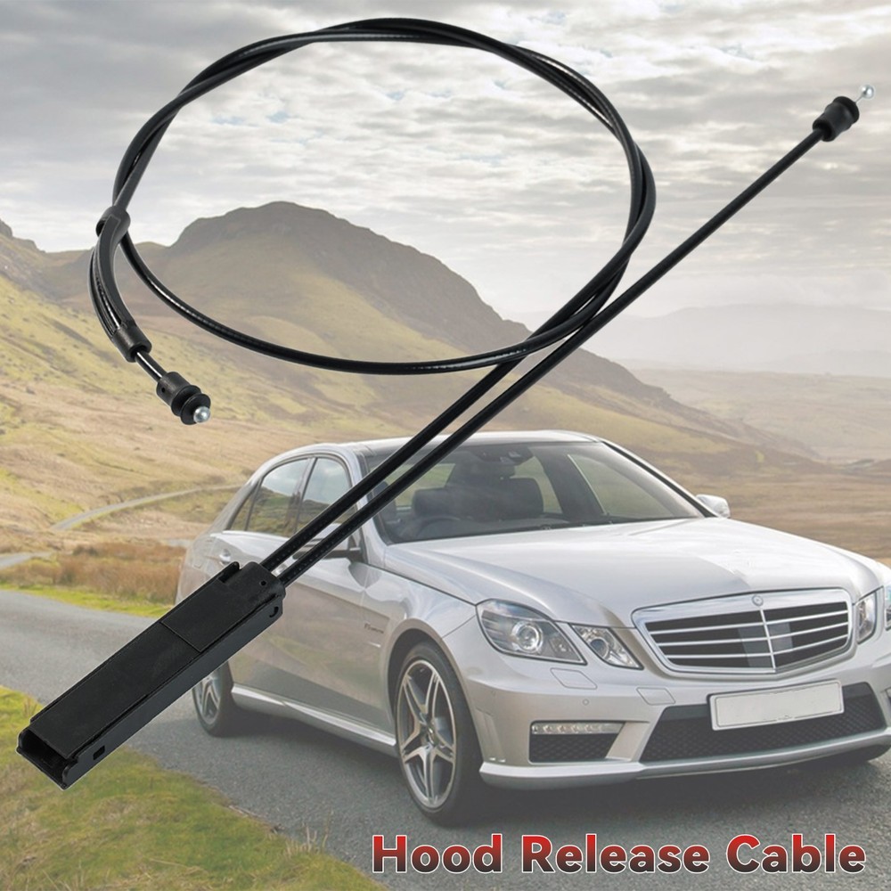 Hood Release Front Cable For Mercedes Benz E Class Sedan E320 E350 E500 AMG E55
