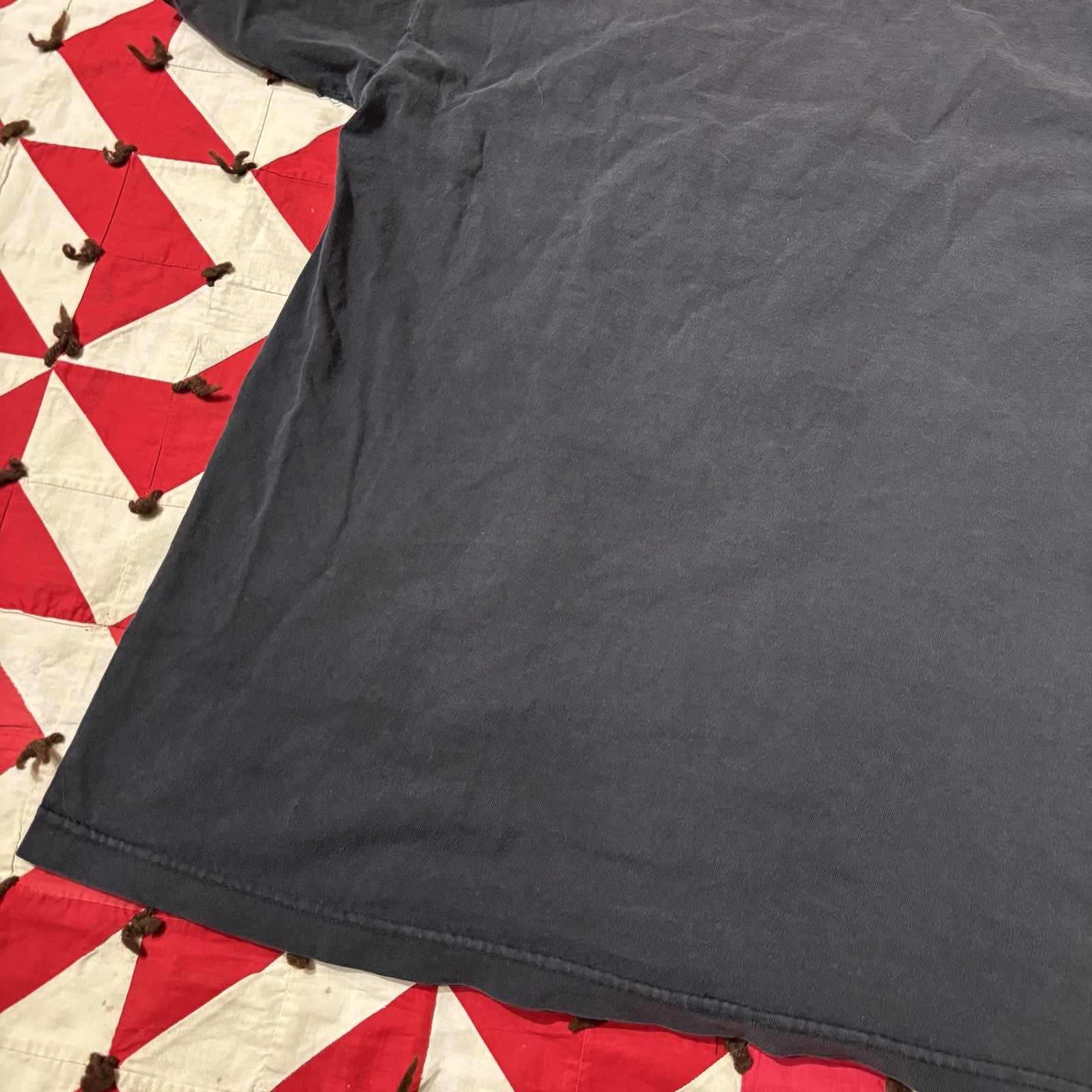 Vintage Murina Blank Black T Shirt Mens XL Distressed As Is Holes