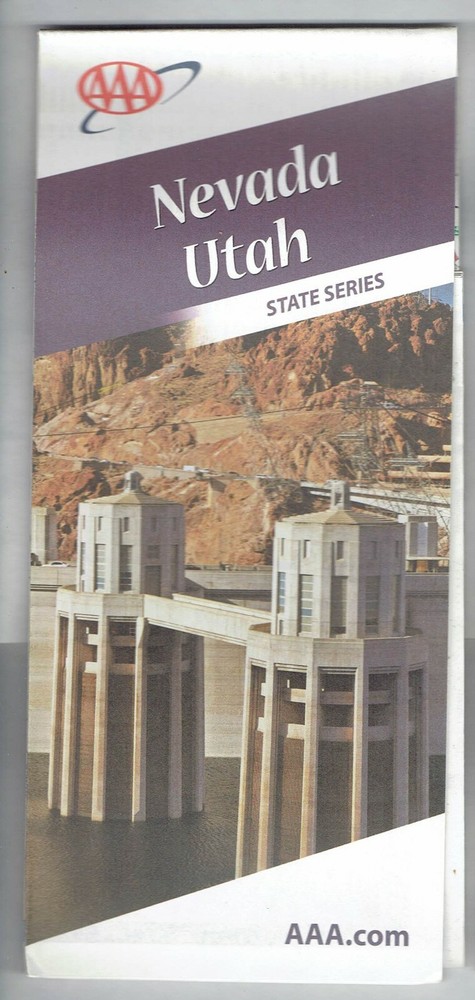 2008 AAA Map Nevada Utah