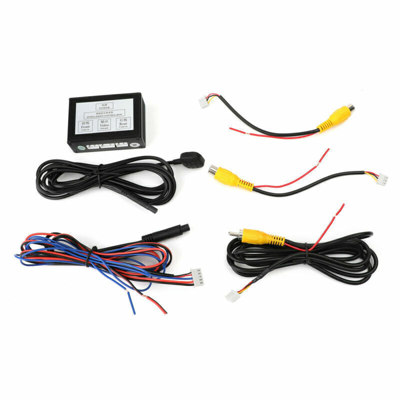 1PC Universal Car Front Rear Parking View Camera Switch 2 Channel Control Box EP