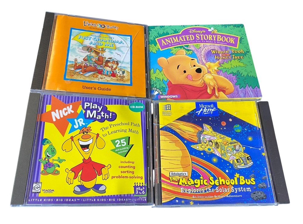 Vintage 1990s Children’s Computer Games/Programs Lot (14)