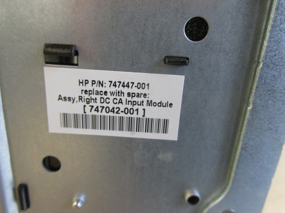 HP 747447-001 Right DC Input Module Assy from HPE Apollo a6000