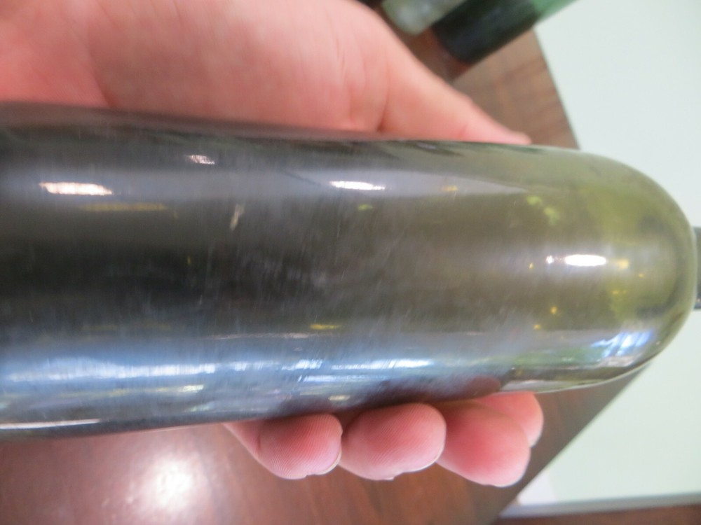 GREEN ANTIQUE BOTTLE DEEP PONTAIL